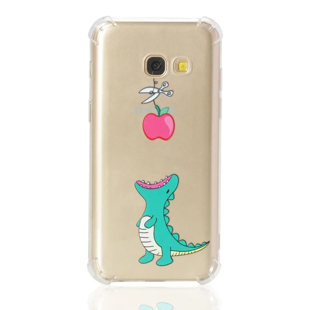 Чехол для телефона Samsung Galaxy A3 A5 A7 2016 A310 2017 A8 & A8Plus 2018 мягкие чехлы из ТПУ с принтом