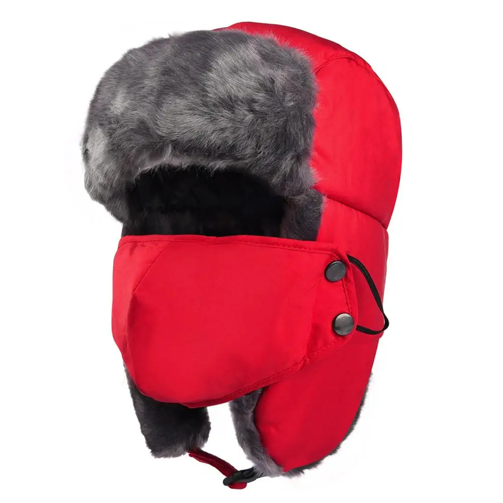 VBIGER женская и Мужская Балаклава утолщенная теплая шапка Skullies Beanies