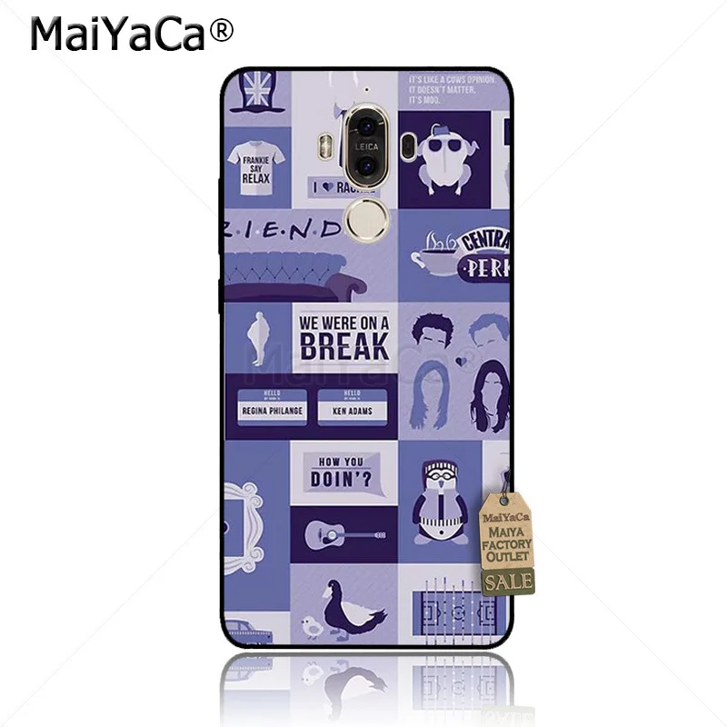 Чехол для телефона MaiYaCa Monica's peefole с дверной рамой друзьями ТВ шоу Sitcom Huawei p20 pro p9 p10