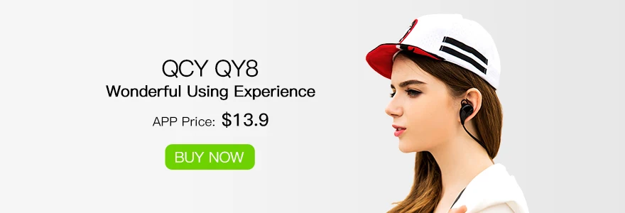 QCY QY31 IPX4 наушники с защитой от пота Беспроводные спортивные Bluetooth V4.1 наушники с шумоподавлением наушники с микрофоном и сумкой для хранения
