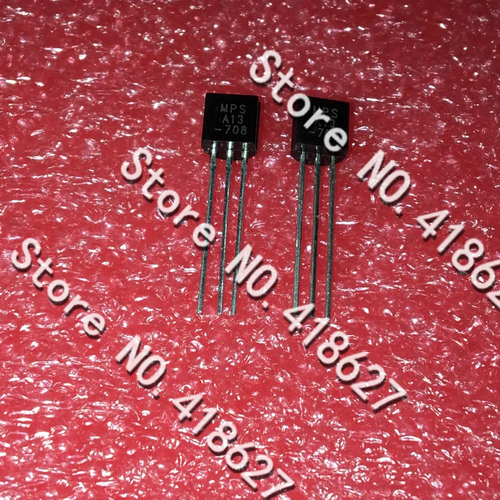 500 шт./лот Новинка MPSA13 A13 TO-92 0.5A/30V Силовые транзисторы NPN транзистор Дарлингтона |