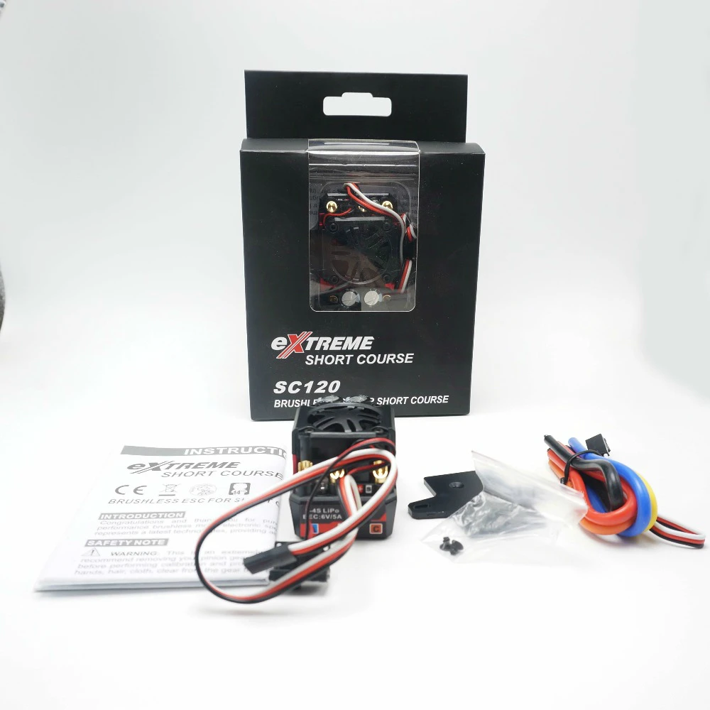 100% Quality Hobbyking TRACK STAR TORO SC120 Short Course Brushless Motor 120A 2S-4S ESC Speed Controller for 1/8 1/10 car | Игрушки и