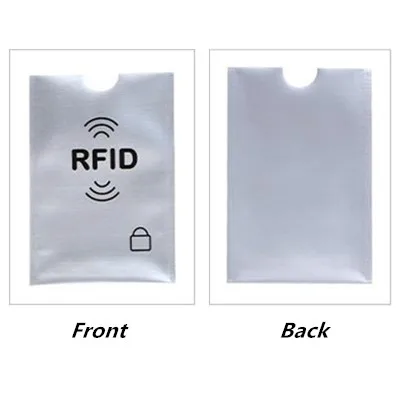 2 шт. уплотненная алюминиевая фольга анти Rfid Блокировка паспорта держатель Новый