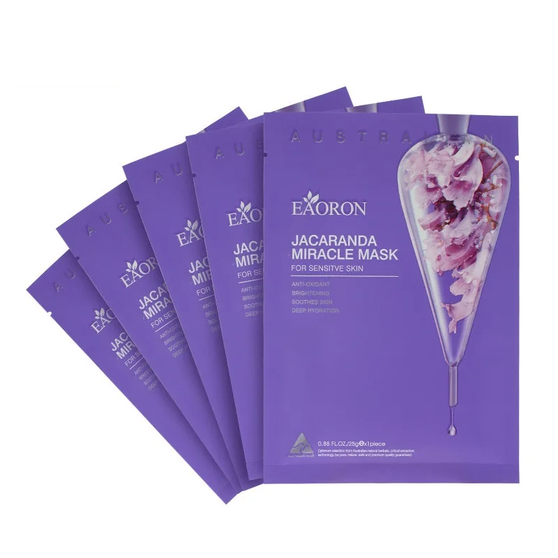 

Original Australia Eaoron Jacaranda Miracle Mask 25ml*5PCS Tightening Firming Moisturizing Repairing Brightening Skin Elasticity