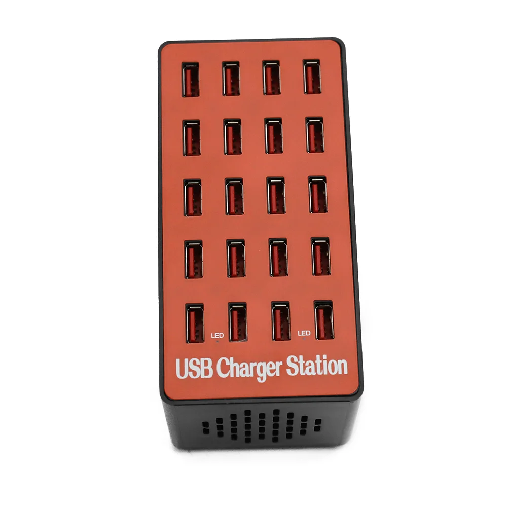 Новый 20 портов USB концентратор телефон зарядная станция Смарт зарядное