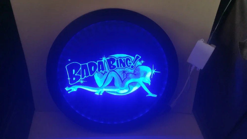 Bada Bing сексуальная обнаженная девушка экзотический RGB светодиодный многоцветный