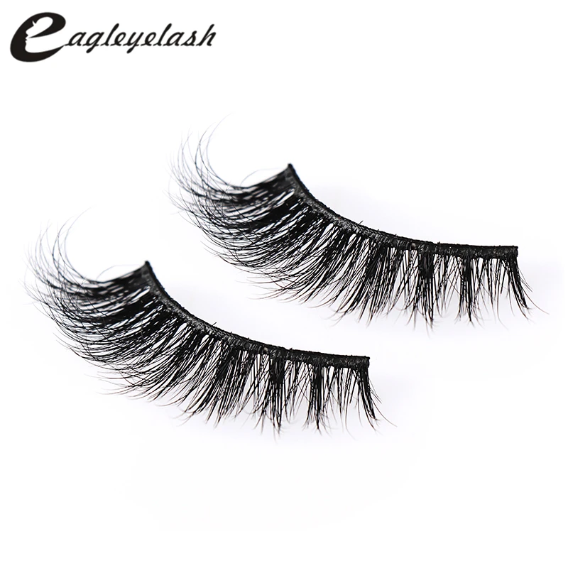 Лидер продаж 1 парт/Лот норковые накладные ресницы спутанные перекрещивающиеся
