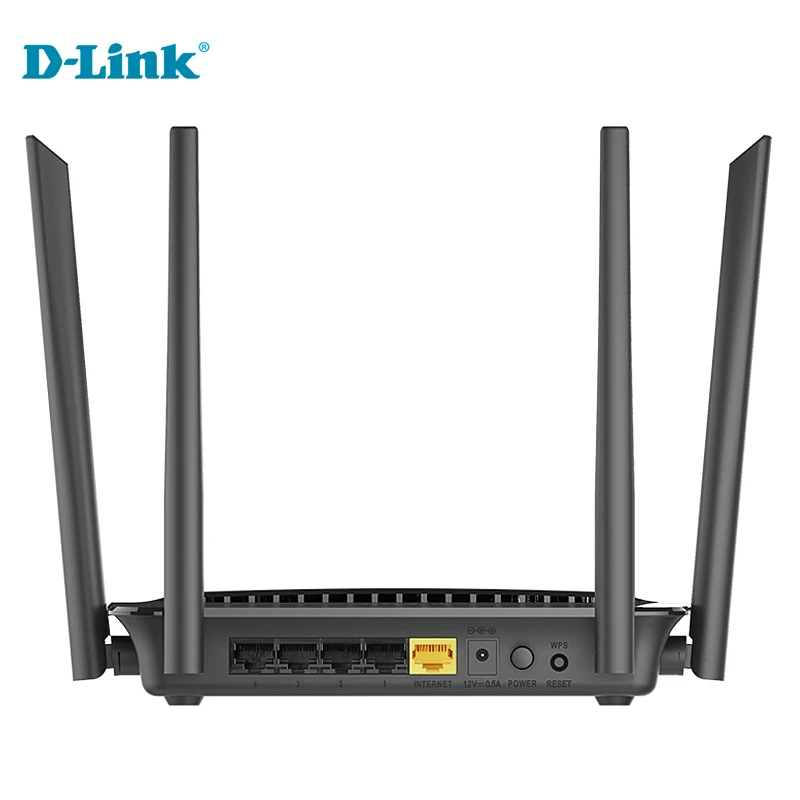 Cheap D LINK Wireless Router Wifi DIR 822 English 2.4G/5Ghz 1200Mbs Gigabit Household Wall Support Optical Fiber Home Router|d-link wireless
