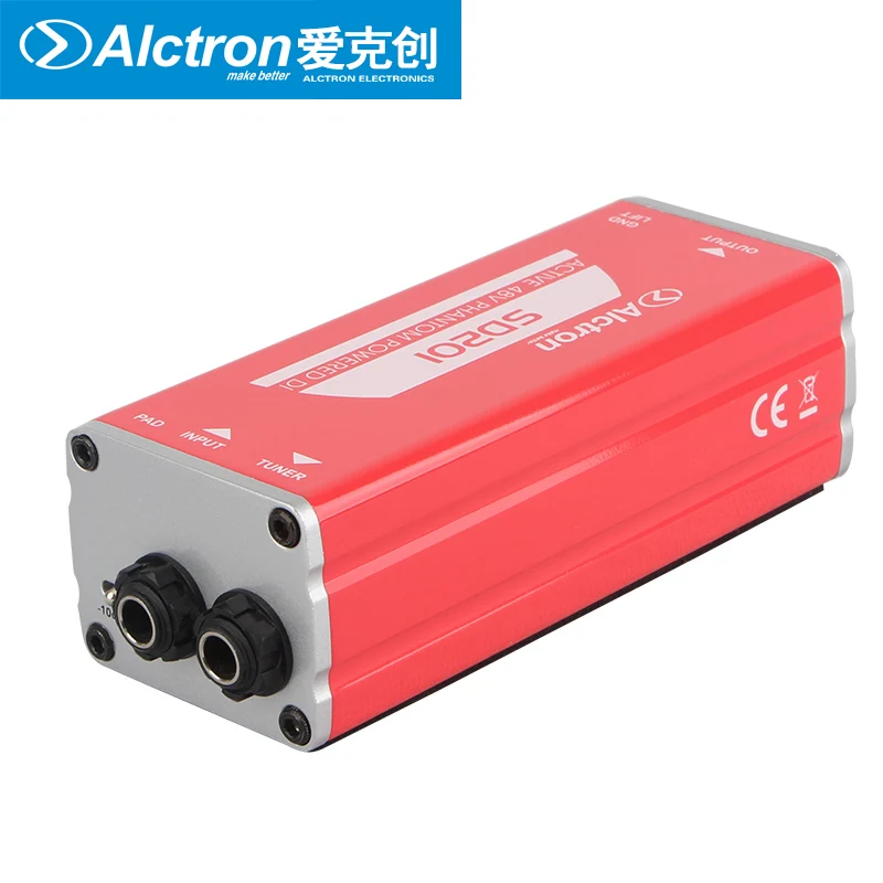 Alctron SD201 Профессиональный пассивный DI box используется в гитарной записи и сцены, акустической и электрической гитары
