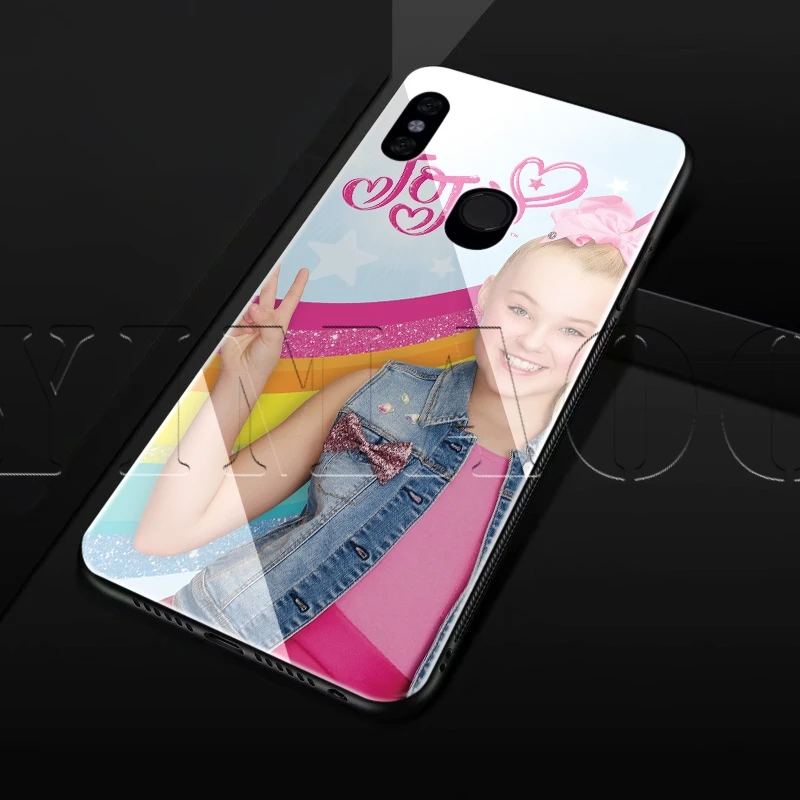 YIMAOC Jojo Siwa Tempered Glass Case for xiaomi redmi note 4X 5 6 7 Pro 6A 8 9 A1 A2 Pocophone F1 | Мобильные телефоны и