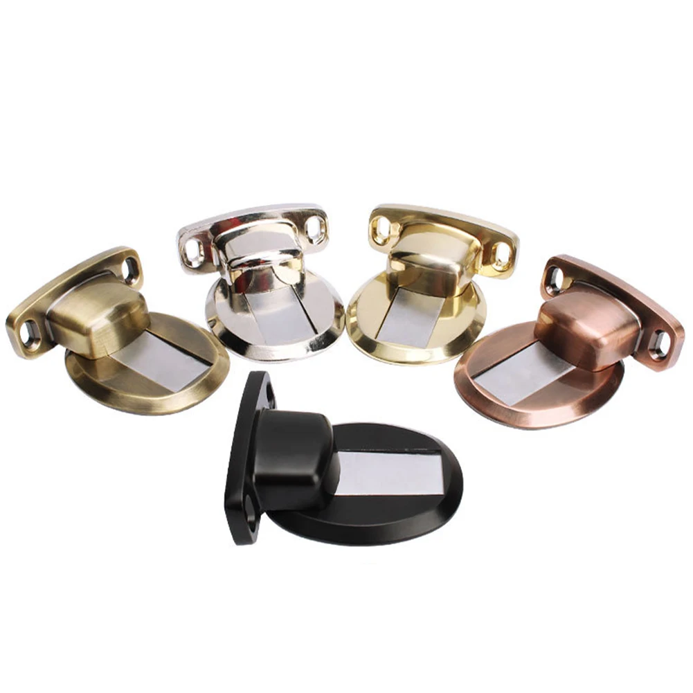 HOT SALE Magnetic Door Holder Stainless Steel Hidden Stopper Toilet Noiseless Doorstop