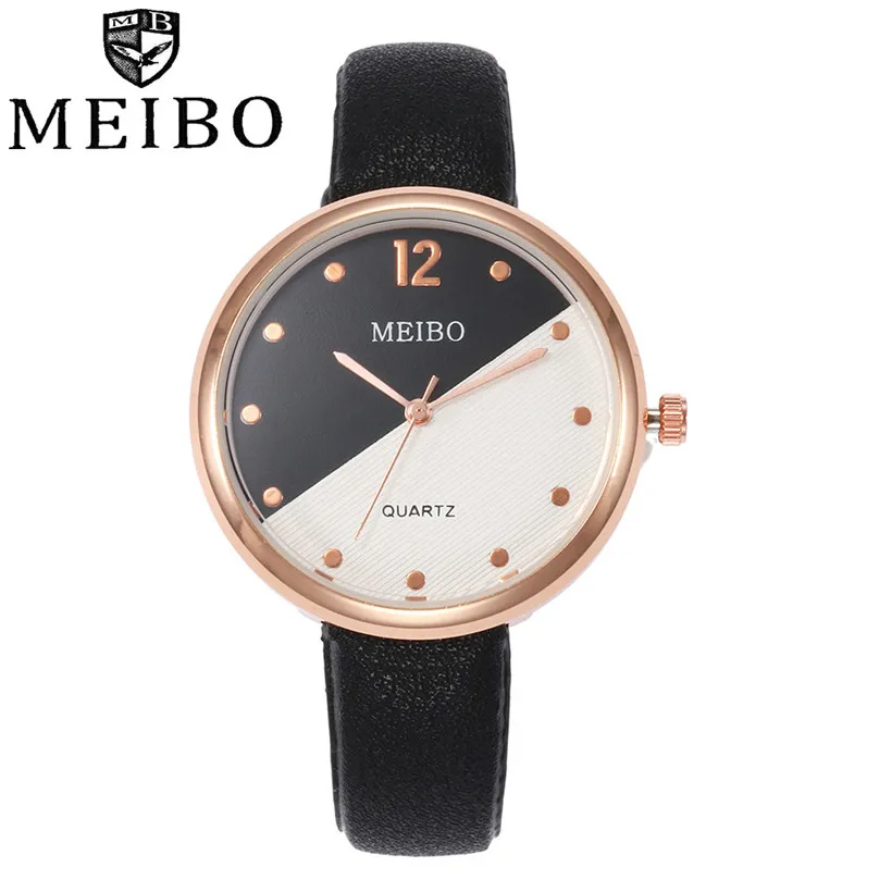 MEIBO Брендовые женские часы из нержавеющей стали повседневные Роскошные модные