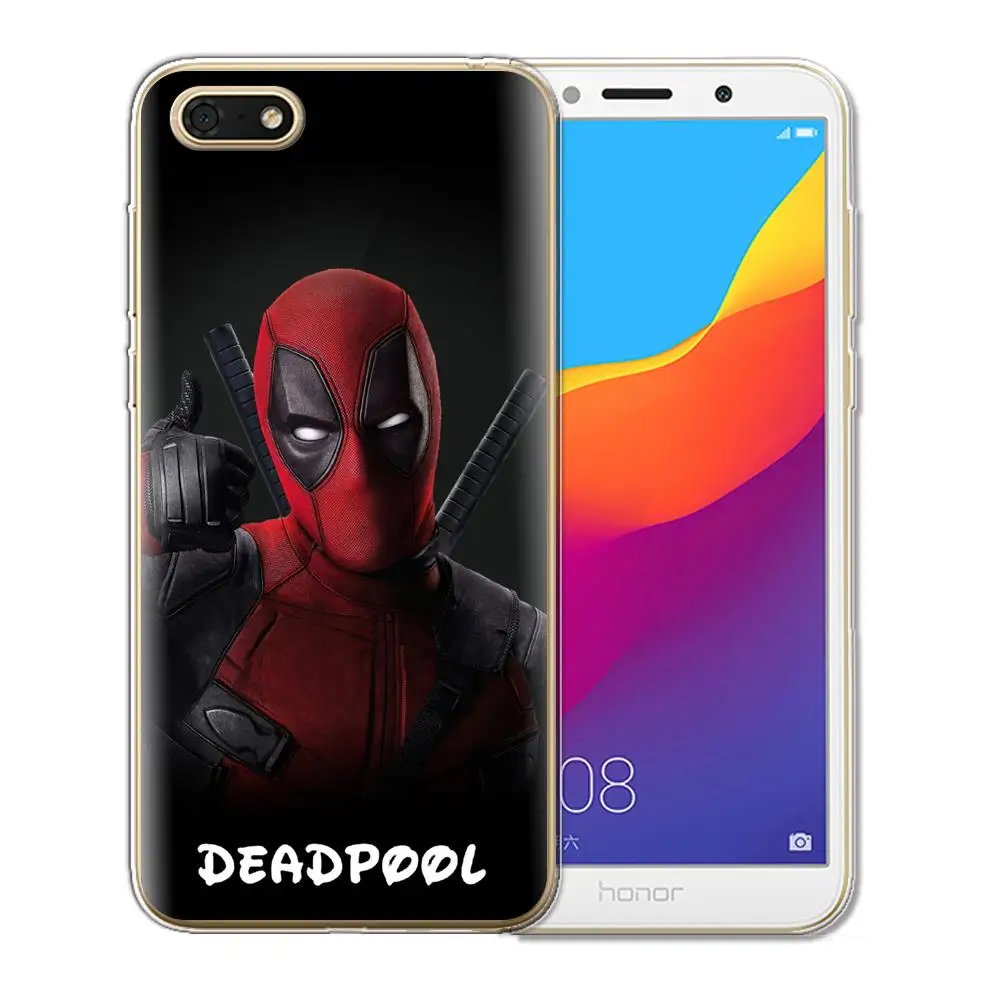 8154 Venom Deadpool Fundas для huawei Honor 7A 7 а русская версия шикарные чехлы для huawei Honor7A 5,4" DUA-L22 чехол - Цвет: 8154