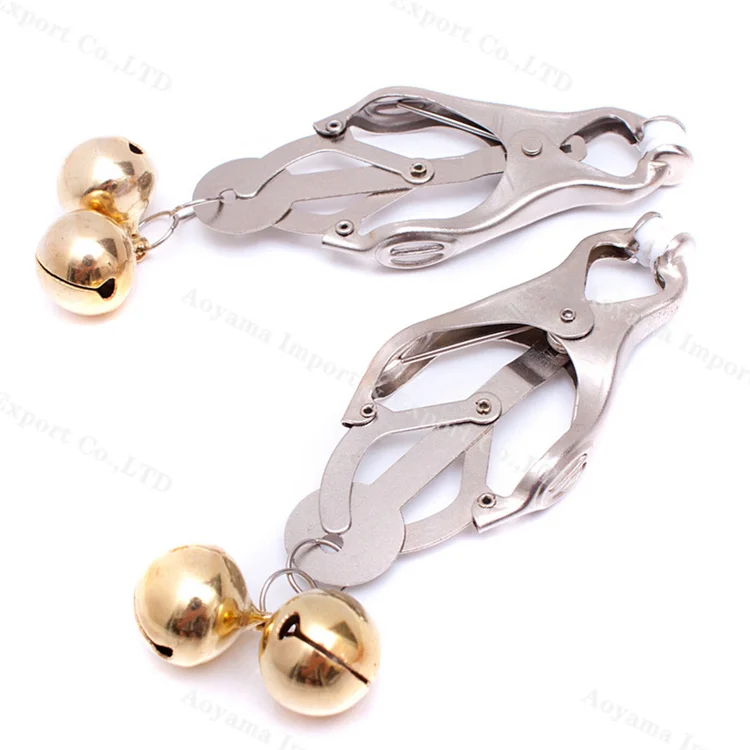Metal Torture Nipple Clamps Fetish Papilla Clip Teasing Pezones Milk with Bell Accessories Women Sexy Lingerie Flirting Toys | Красота и