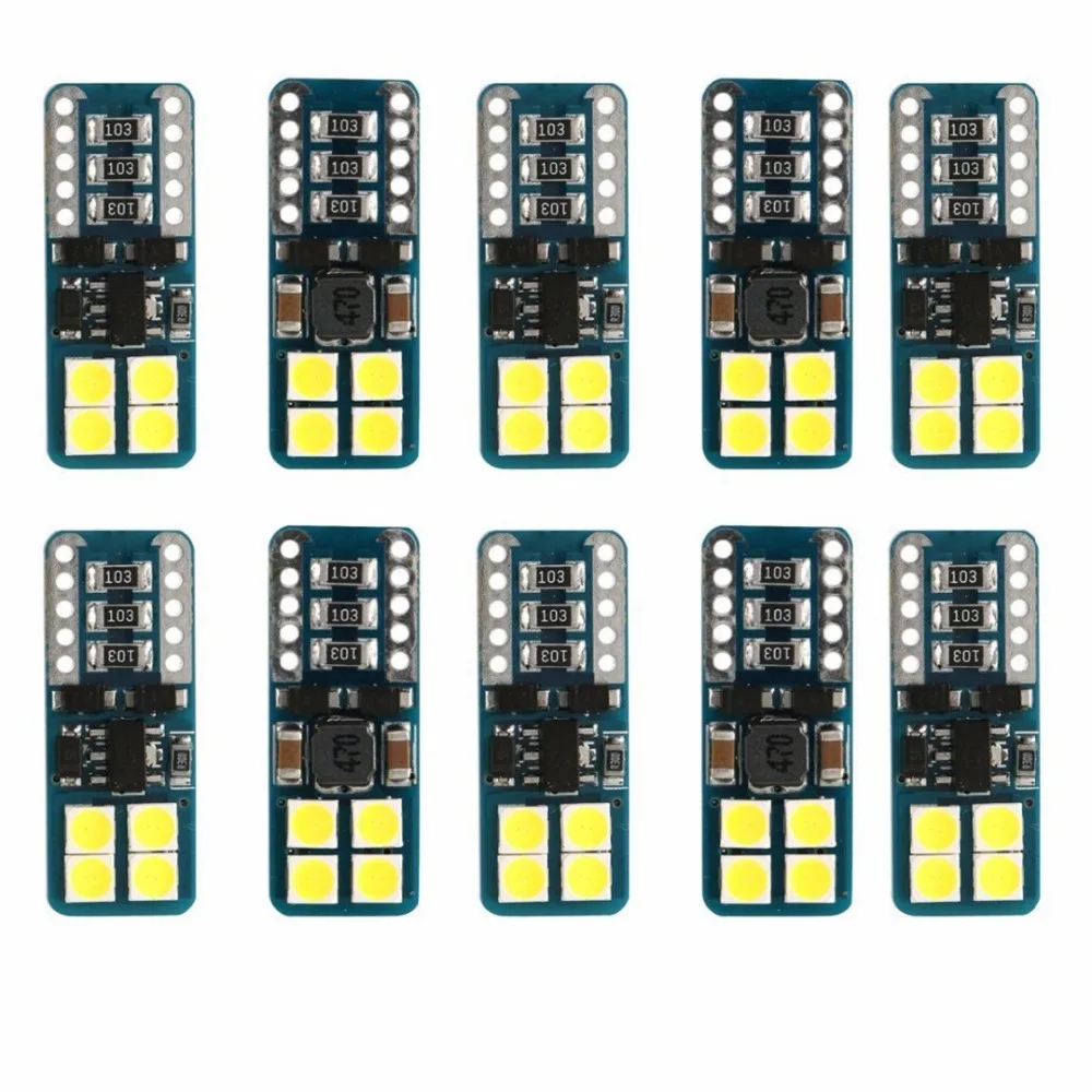 FYSZ T10 светодиодный W5W 194 лампа для автомобиля инструмент 8smd 3030 индикатор ширины