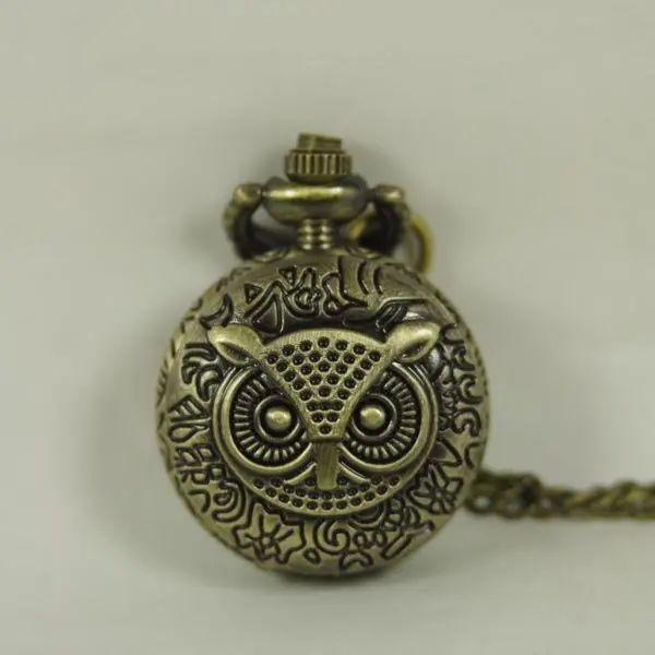 2017 Бесплатная доставка часы с цепочкой в виде совы новинка для мужчин и женщин