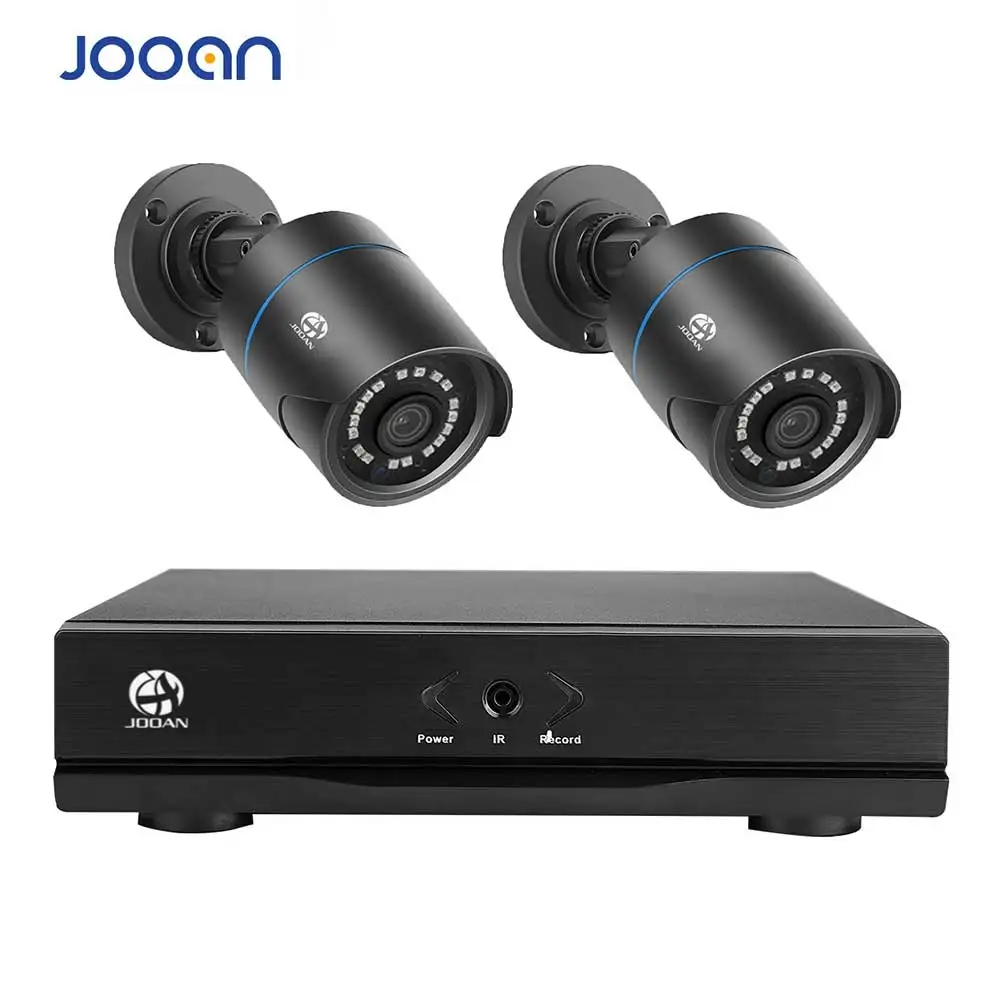 JOOAN система безопасности камеры Открытый 4CH DVR и 2 шт 720 P s видеонаблюдение для