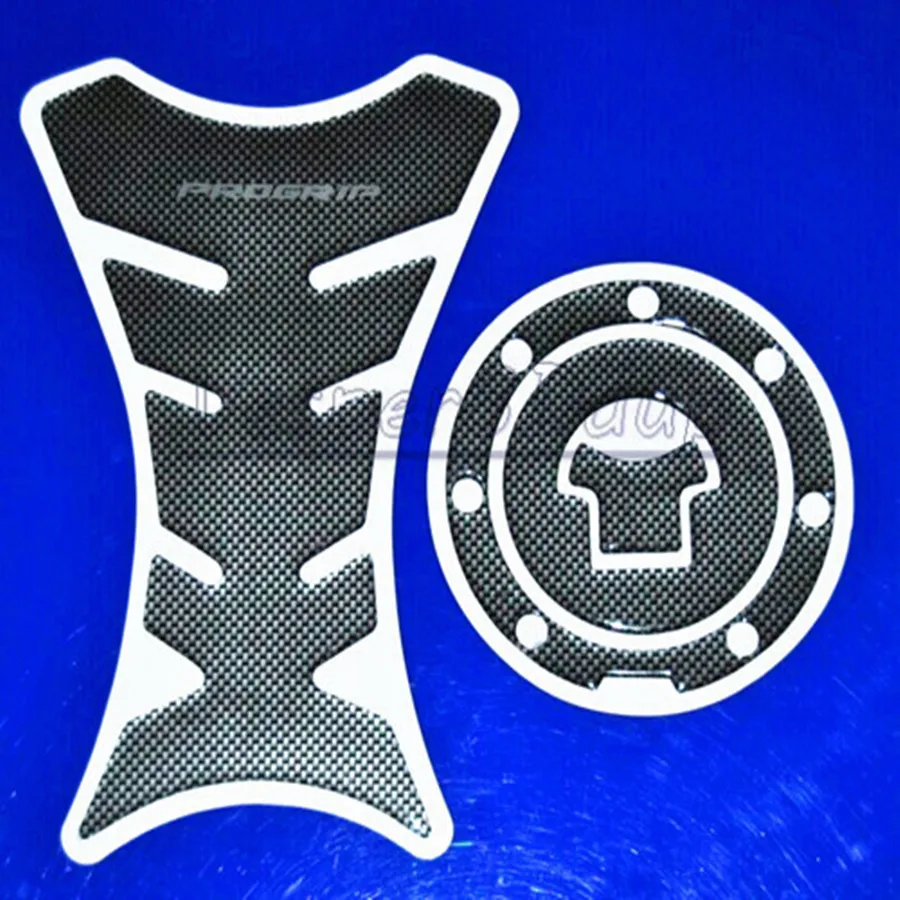 Motorcycle Carbon Fiber Fuel Tank Pad Decal Protector Stickers Gas Cap Cover For CBR NSR VTR 125 250 400 | Автомобили и мотоциклы