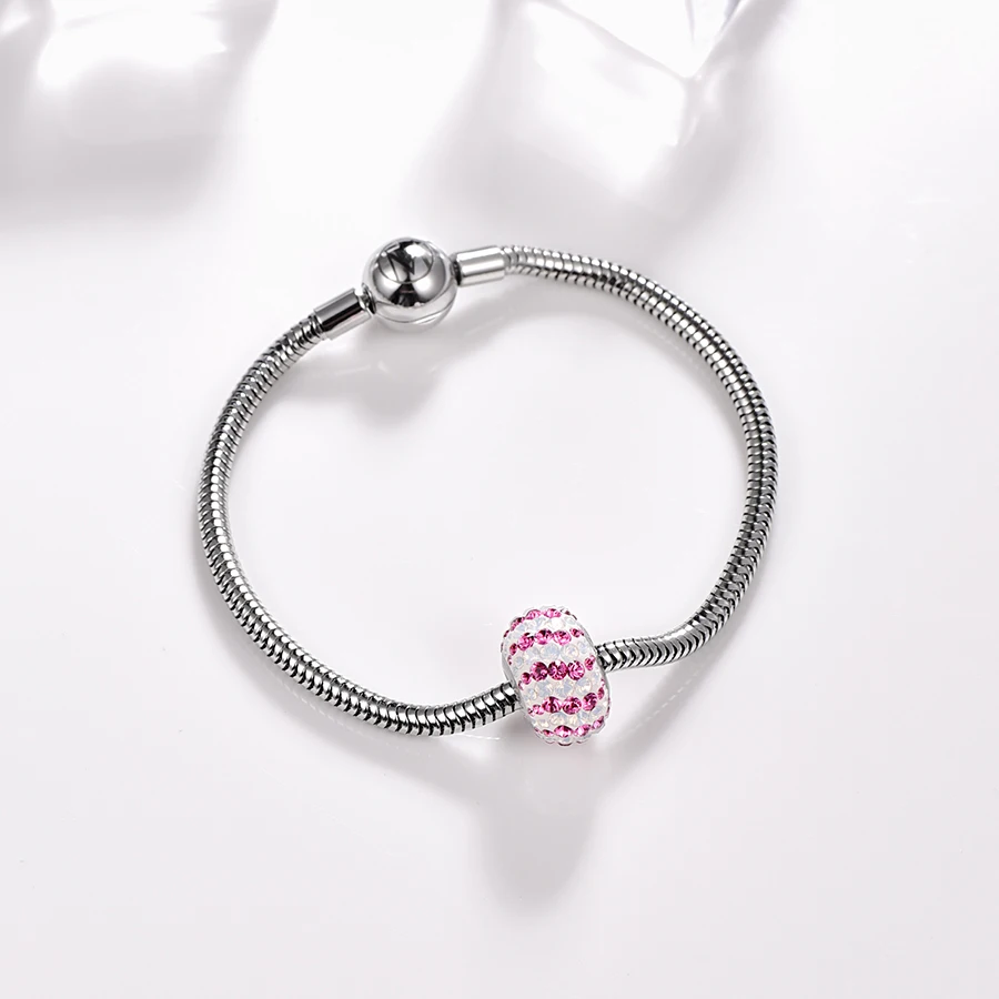 Malanda Crystals From Swarovski Round Candy Beads Bracelet Fashion Custom Charm Bangle For Women Wedding Jewelry Gift | Украшения и