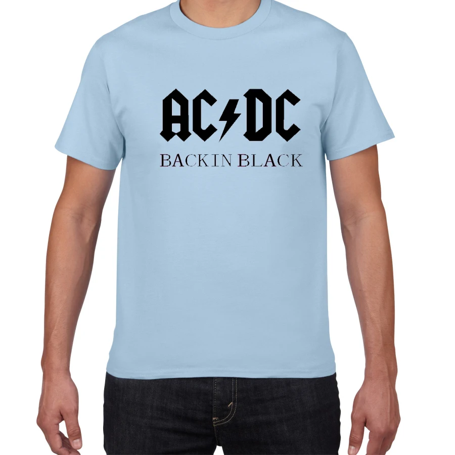 Новинка AC/DC Группа рок футболка для мужчин s acdc Графические футболки с принтом Повседневная футболка хип-хоп хлопок высокое качество футболки для мужчин