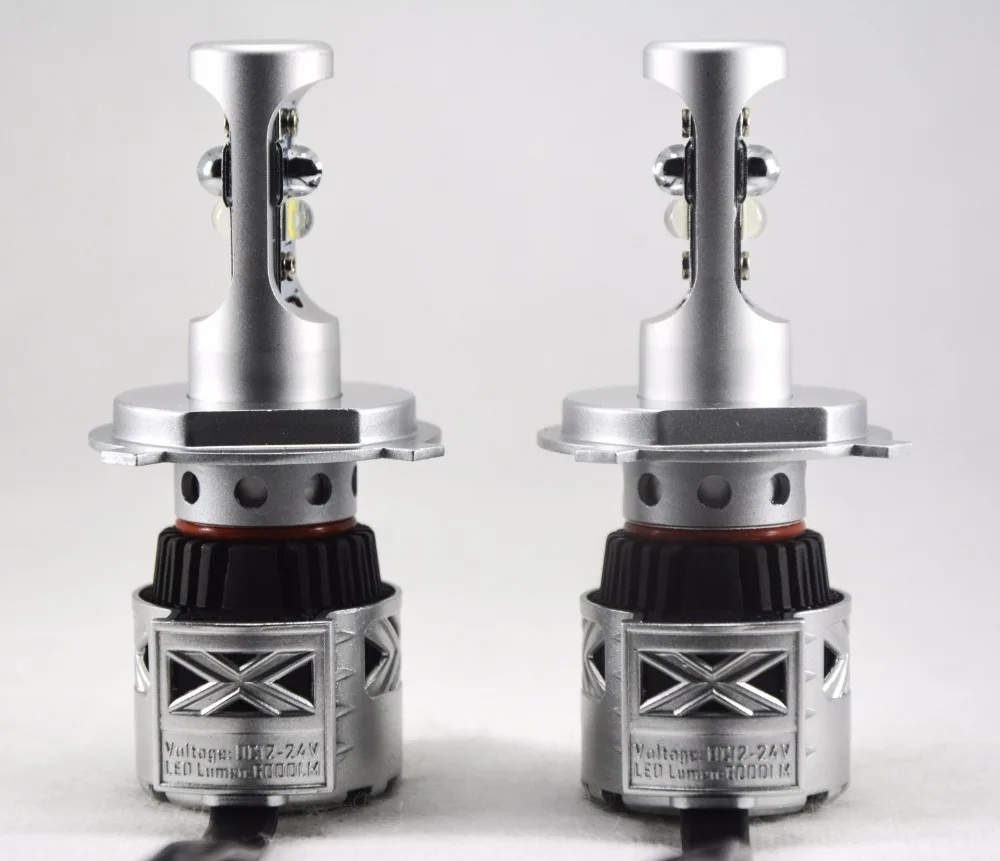 1 Комплект 9007 HB5 80 Вт 12000LM G8 светодиодный комплект фар XHP-50 8 светодиодный SMD чипы супер яркий 6000K Hi/Low двухлучевой скоростной вентилятор для вождения противотуманных фар