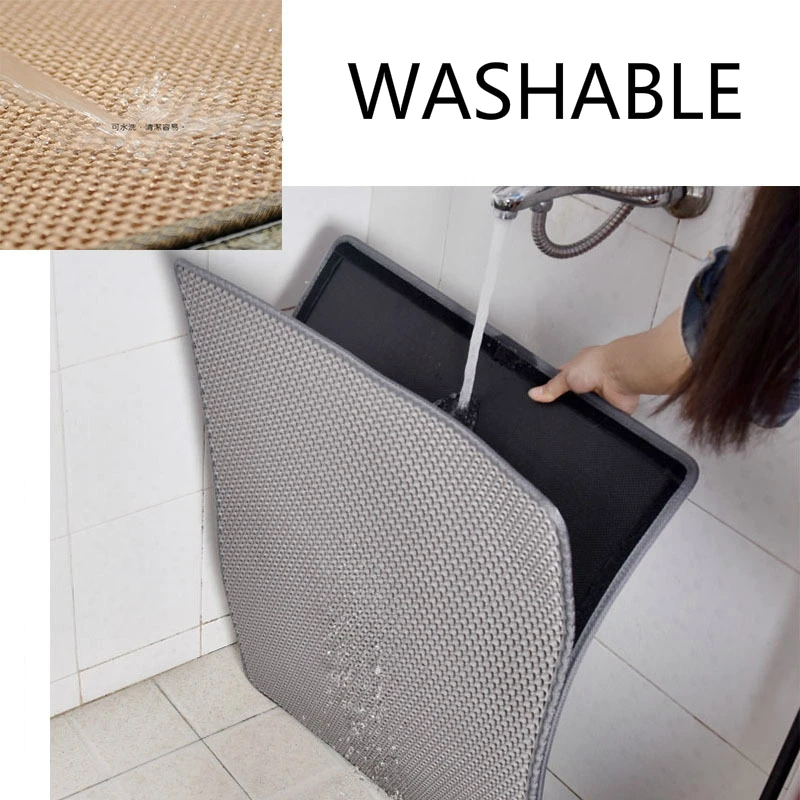 2018 новый высококачественный серый черный большой двухслойный подстилка для