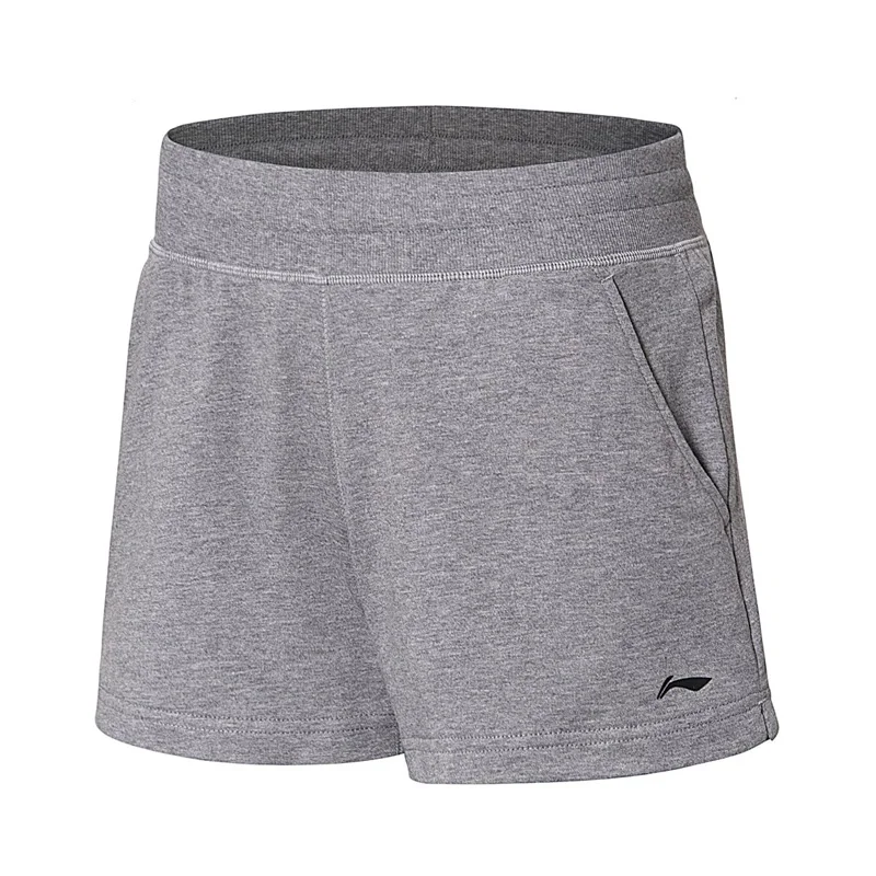 (Код Break) Li Ning женские спортивные шорты повседневные из 100% хлопка дышащие с