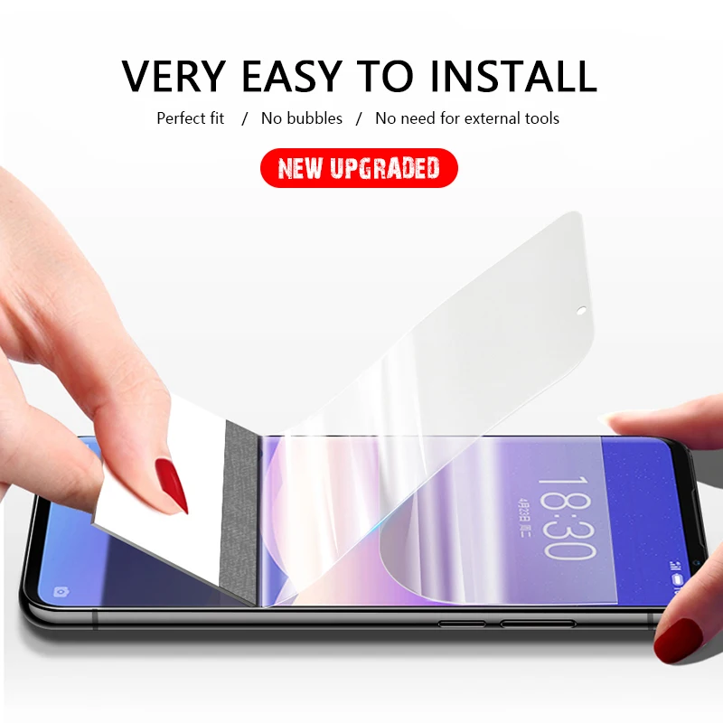 CHYI 3D изогнутая пленка для Meizu Note 9, защита экрана 6,2 дюймов, 16 s, полное покрытие, нано Гидрогелевая пленка с инструментами, не закаленное стекло
