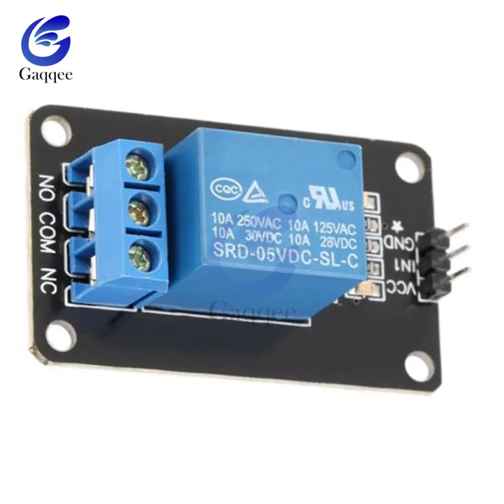 Один канал Релейный Щит DC 5 в 1 релейный модуль для Arduino PIC AVR DSP ARM MCU питание