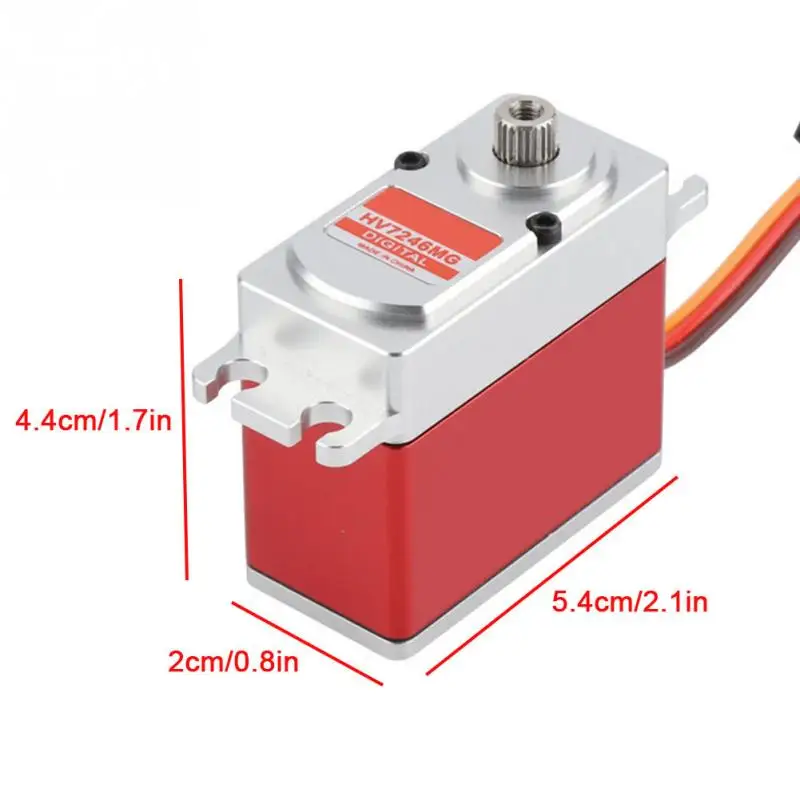 46 кг RC сервопривод металла шестерни высокого напряжения цифровой без сердечника