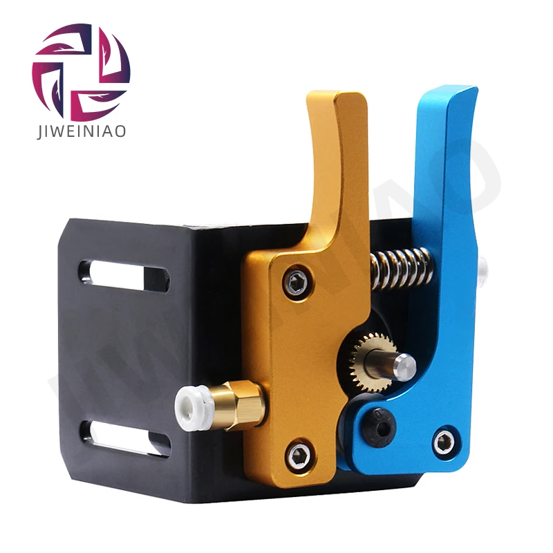 

JIWEINIAO Glod Blue MK8 Bowden Direct Extruder Full Metal Aluminum Remote Hotend Extruder Kit1.75mm Filament 3D Printer Parts F1