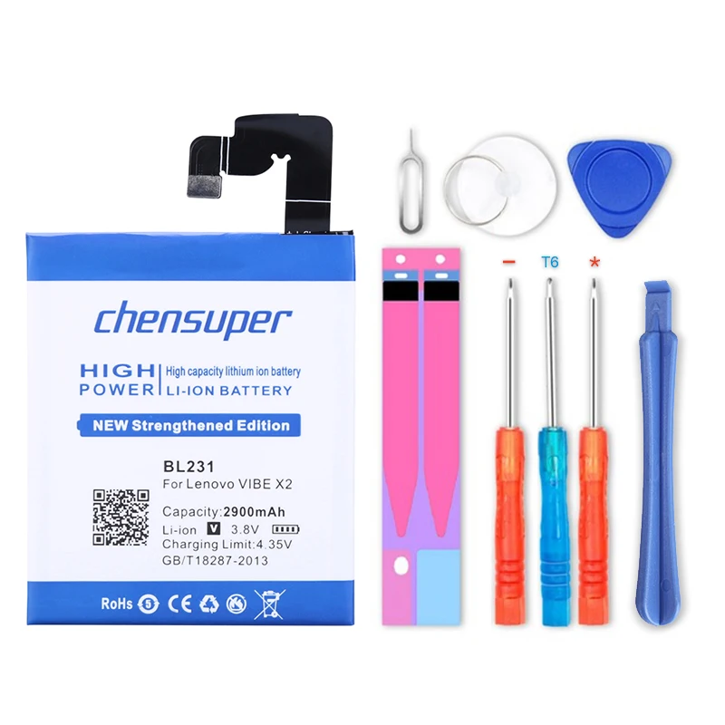 

chensuper 2900mAh BL231 Battery for Lenovo VIBE X2 X2-TO X2-CU S90T S90U