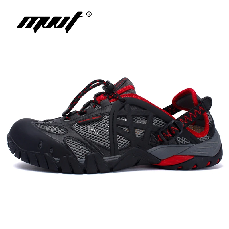 Качественные мужские уличные походные кроссовки летние дышащие быстросохнущие