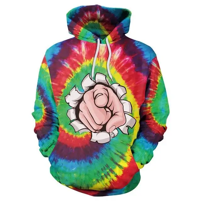 Толстовка с капюшоном и 3D принтом в виде тигра для мальчиков девочек брендовая