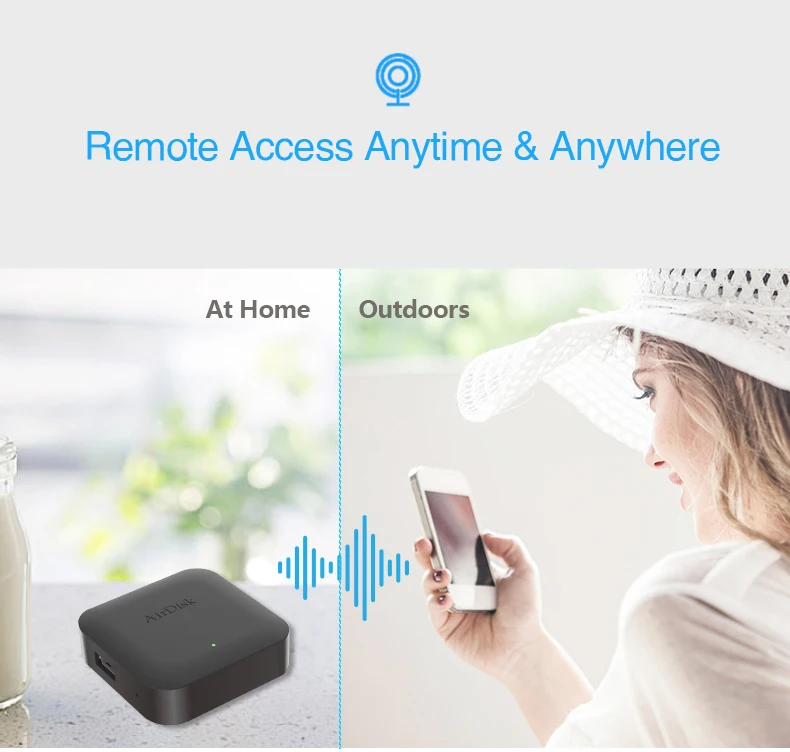 Airdisk Q1 мобильный сетевой жесткий диск USB2.0 2 5 &quotДомашняя умная сеть Облачное