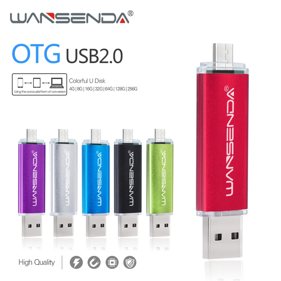 WANSENDA Многофункциональный USB флеш накопитель 16 ГБ 32 64 128 256 ГБ|USB флэш-накопители| |