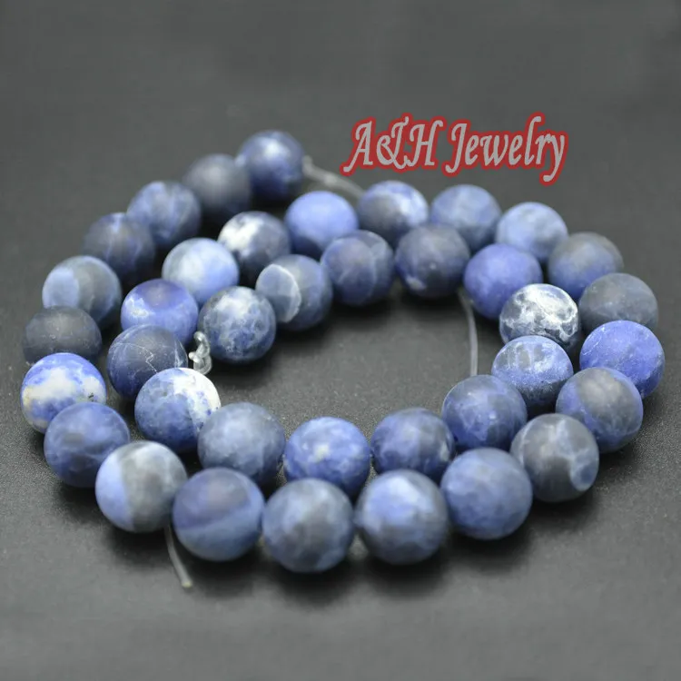 

6~10mm New Arrival Natural Blue-veins Stone Round Beads For Jewelry Making Materials DIY Findings 5 Strand/lot
