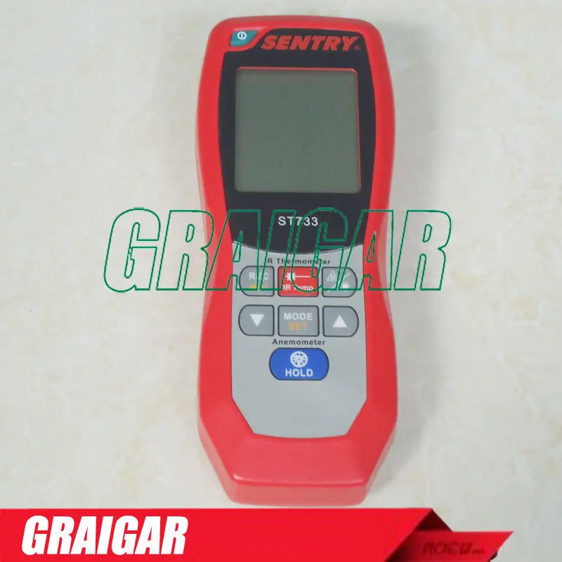 ST-733 Hot Wire Anemometer IR Thermo For Ventilation System | Инструменты