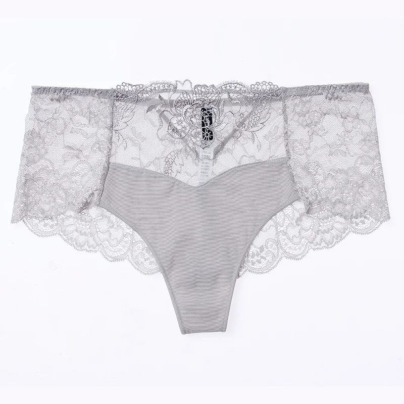 Трусики Lilymoda женские прозрачные пикантное нижнее белье с цветочным кружевом и