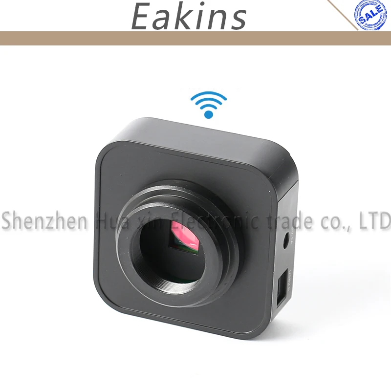 WIFI промышленный микроскоп Camer USB Wi-Fi выходы Поддержка IOS Android Phone Tablet PC C-Mount camera |