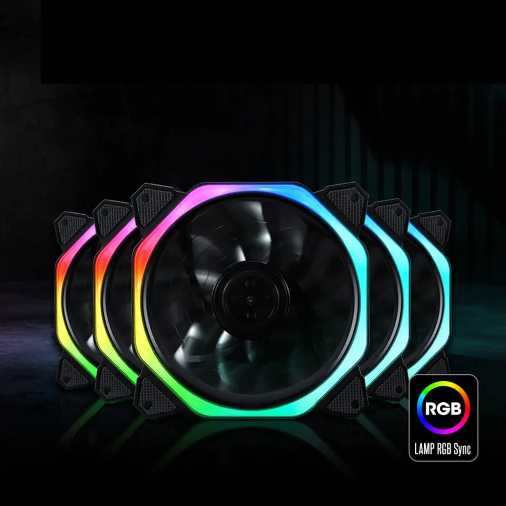 RGB свет cpu кулер охлаждающий вентилятор Ультра тихий Прочный Алюминиевый ПК бесшумный охлаждающий вентилятор cpu кулер теплоотвод для компьютера