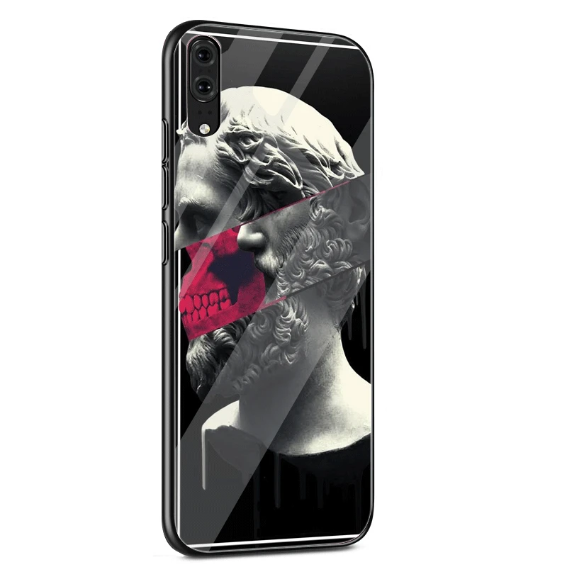 Стеклянный чехол Desxz Mona Lisa Art Для Huawei P10 P20 Lite Pro P Smart Mate 10 20 Y6 Y9 Honor 7A 8X9