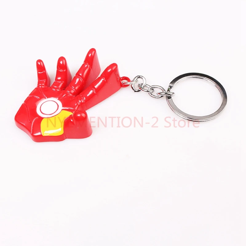 Новое Поступление Super Hero Мстители Железный человек руку брелок Металлический 2