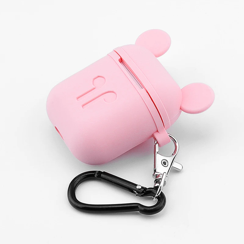 Мягкий силиконовый чехол для AirPods 1 2nd наушников s Air pods защитный зарядная коробка 3D
