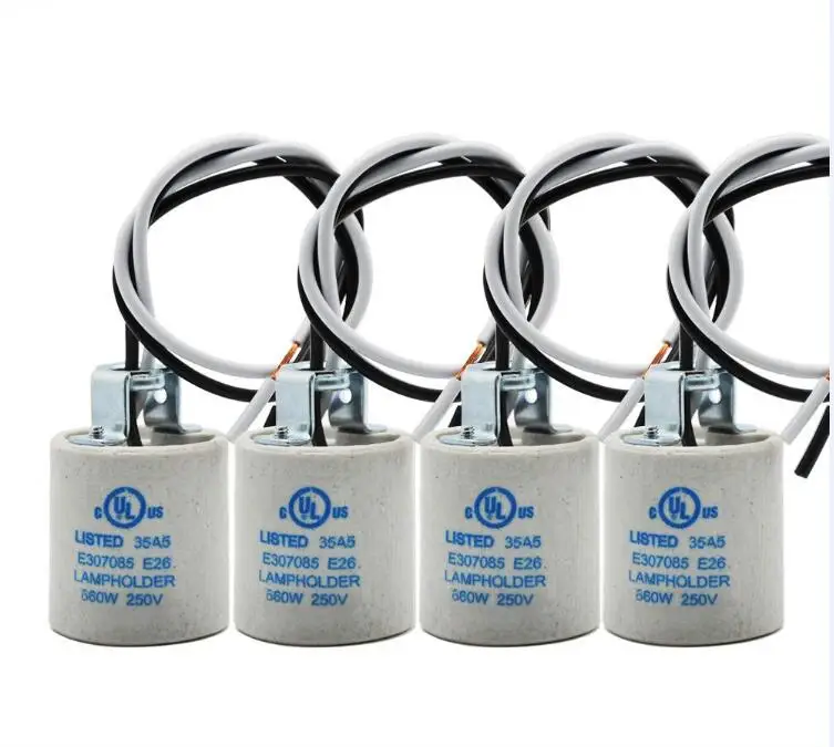 

IWHD керамический патрон E27 кремовый 110-220В