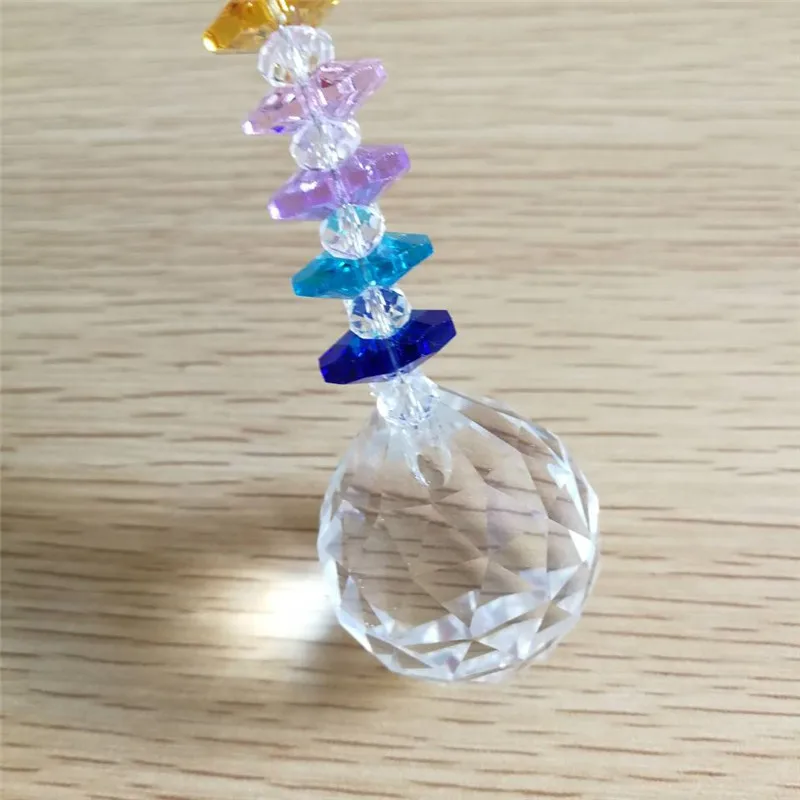 Акция 10 шт./лот 30 мм шарики из Прозрачной хрустальной призмы сделай сам подвесные