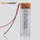 3 шт.лот 3,7 в 300 мАч полимерный аккумулятор bluetooth-гарнитура наушники умные часы наручные часы перезаряжаемые литий-ионные