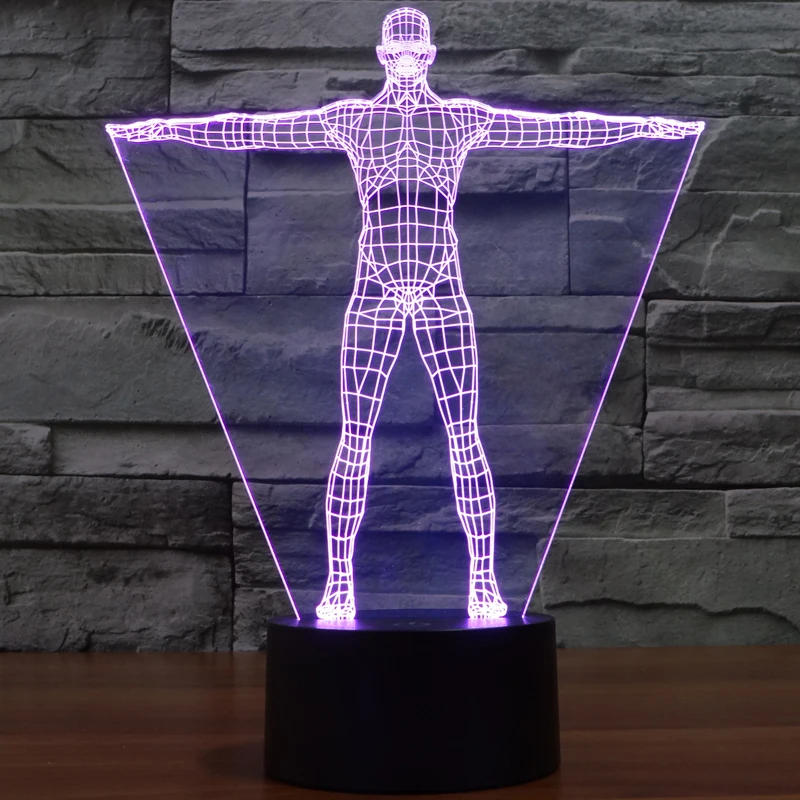 3D настольная лампа оригинальная лава 7 цветов чудесная ночник USB с сенсорным