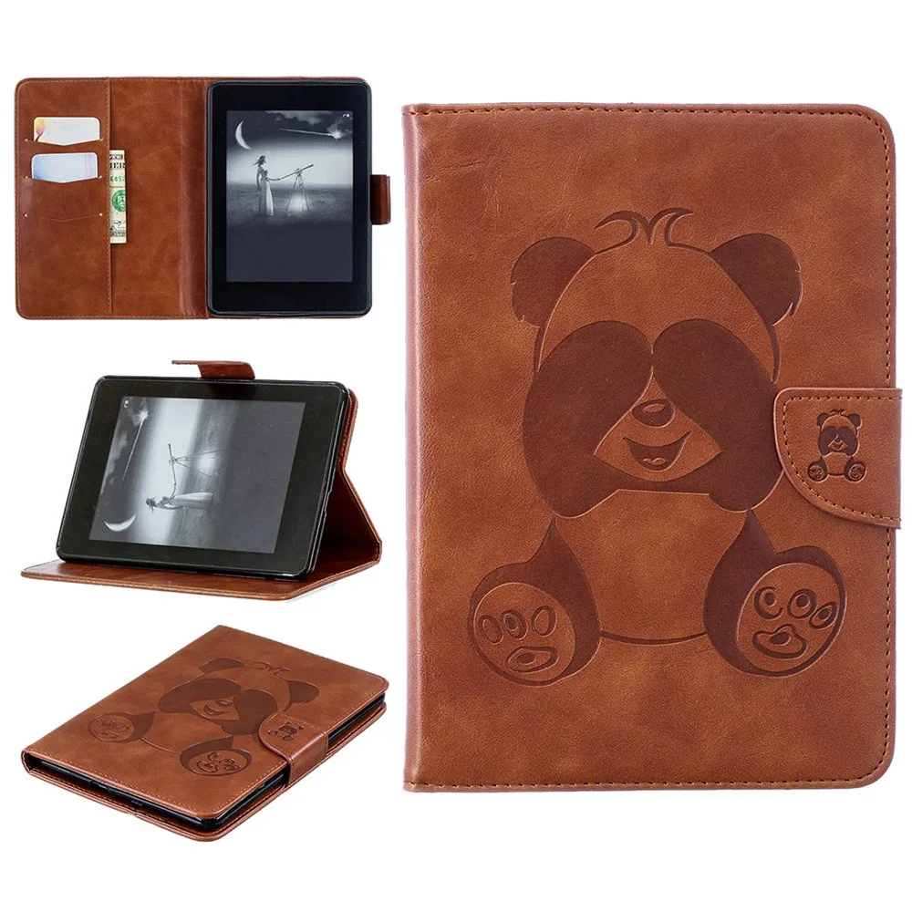 BROWN Новинка Kindle Paperwhite 4 10 поколение чехол защитный чехол ультра тонкий модный Чехол-книжка из искусственной кожи Z513 - Цвет: BROWN