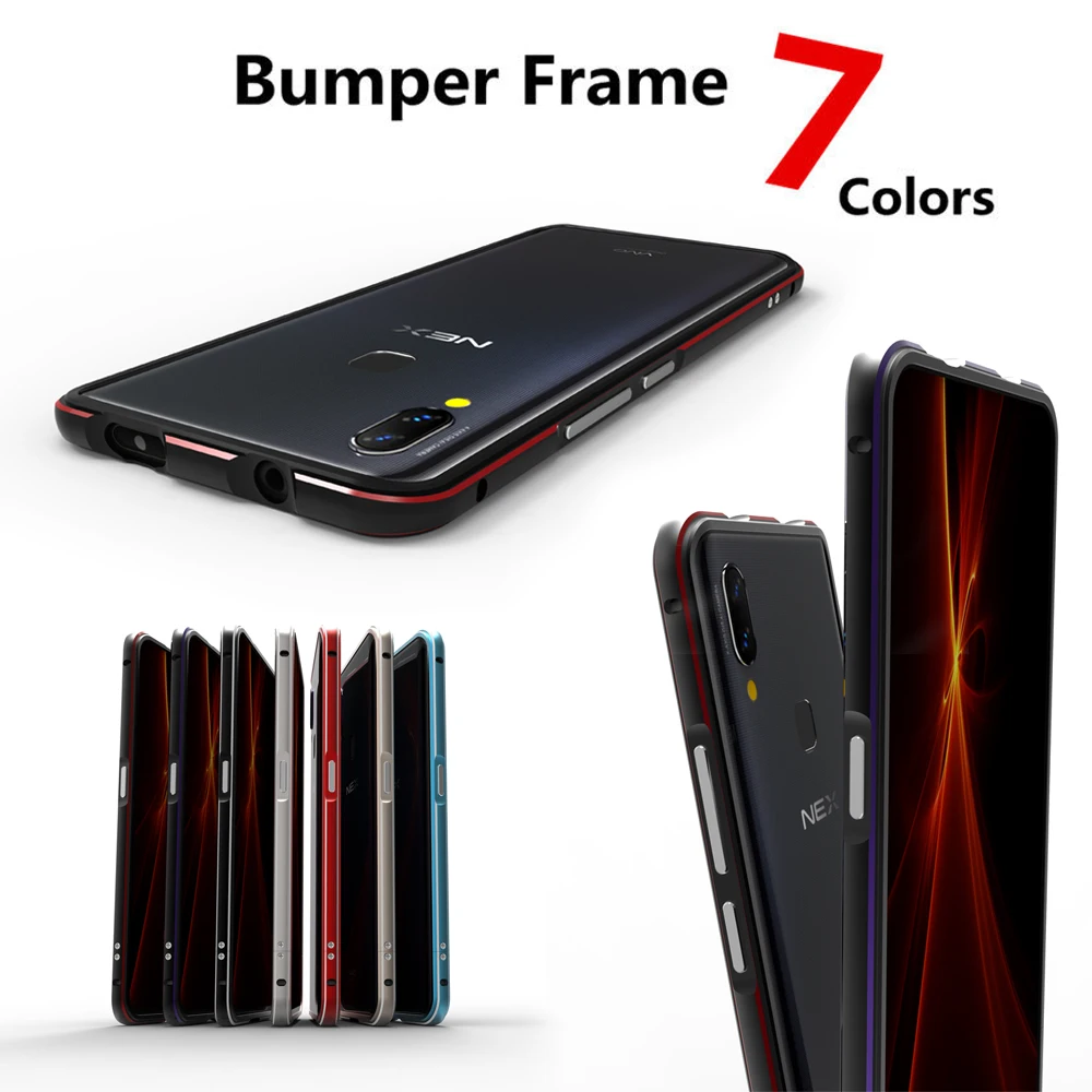 Чехол бампер для Vivo NEX S limited edition чехол с алюминиевой металлической рамкой
